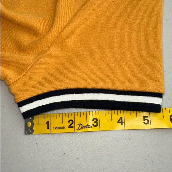 TOMMY HILFIGER Mustard V-Neck Dress. - Picture 11 of 13